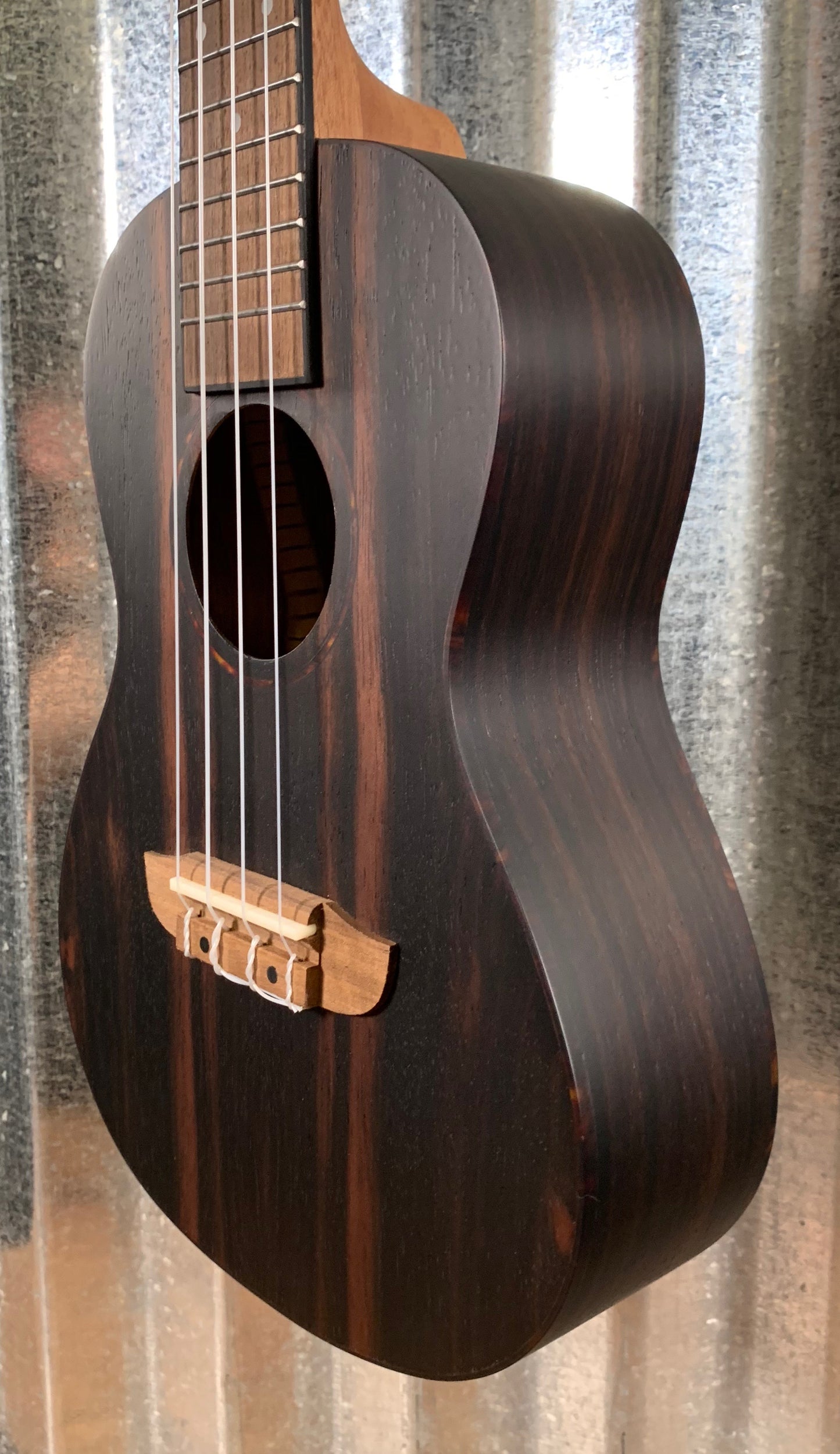 Ortega Guitars RUEB-CC Ebony Top Conert Ukulele & Gig Bag