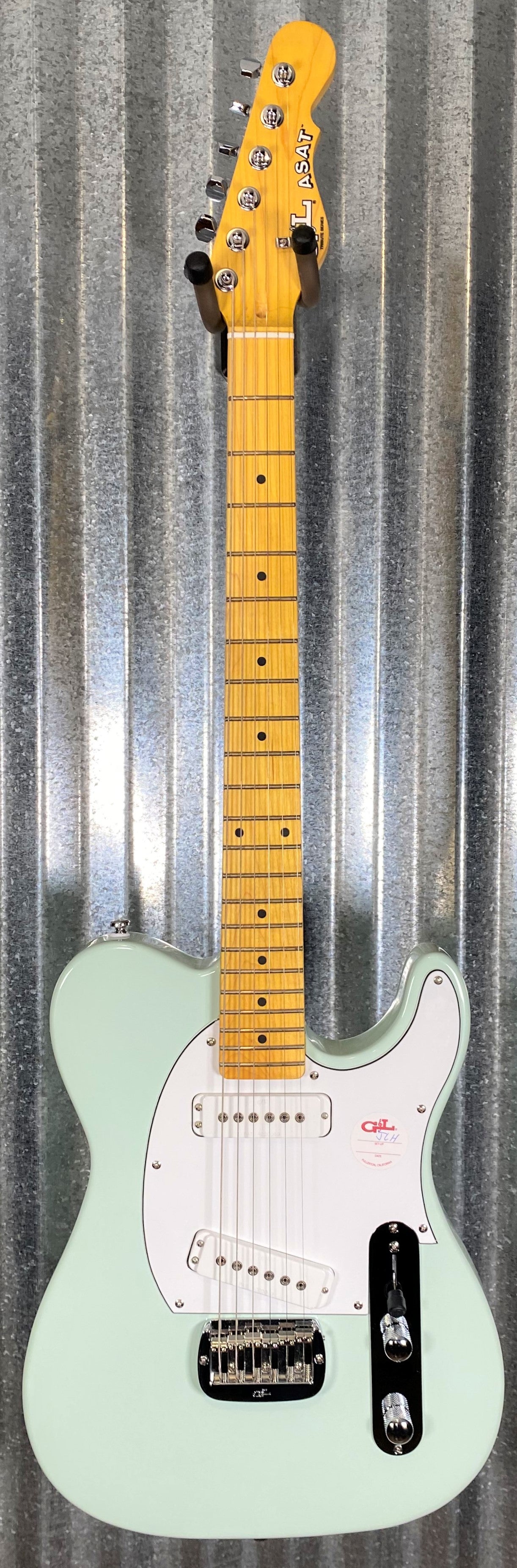 G&L Tribute ASAT Special Surf Green Guitar Blem #7466