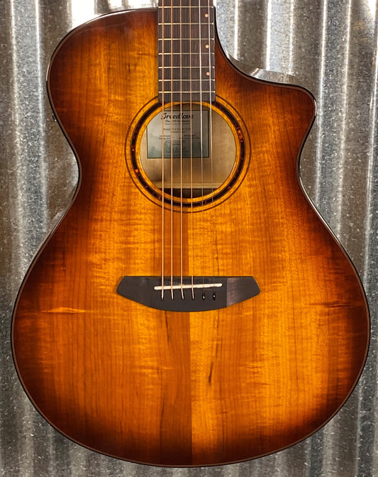 Breedlove Pursuit Exotic S Concert Tiger's Eye CE Myrtlewood Acoustic Electric Guitar PSCN42CEMYMY #2597