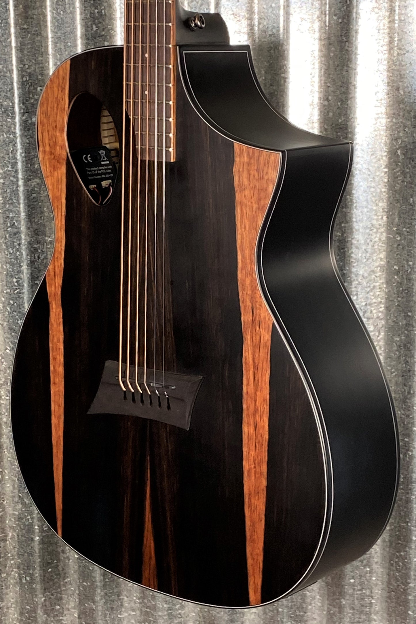 Michael Kelly MKFESJESFX Forte Port Exotic Java Ebony Acoustic Electric Guitar #0035