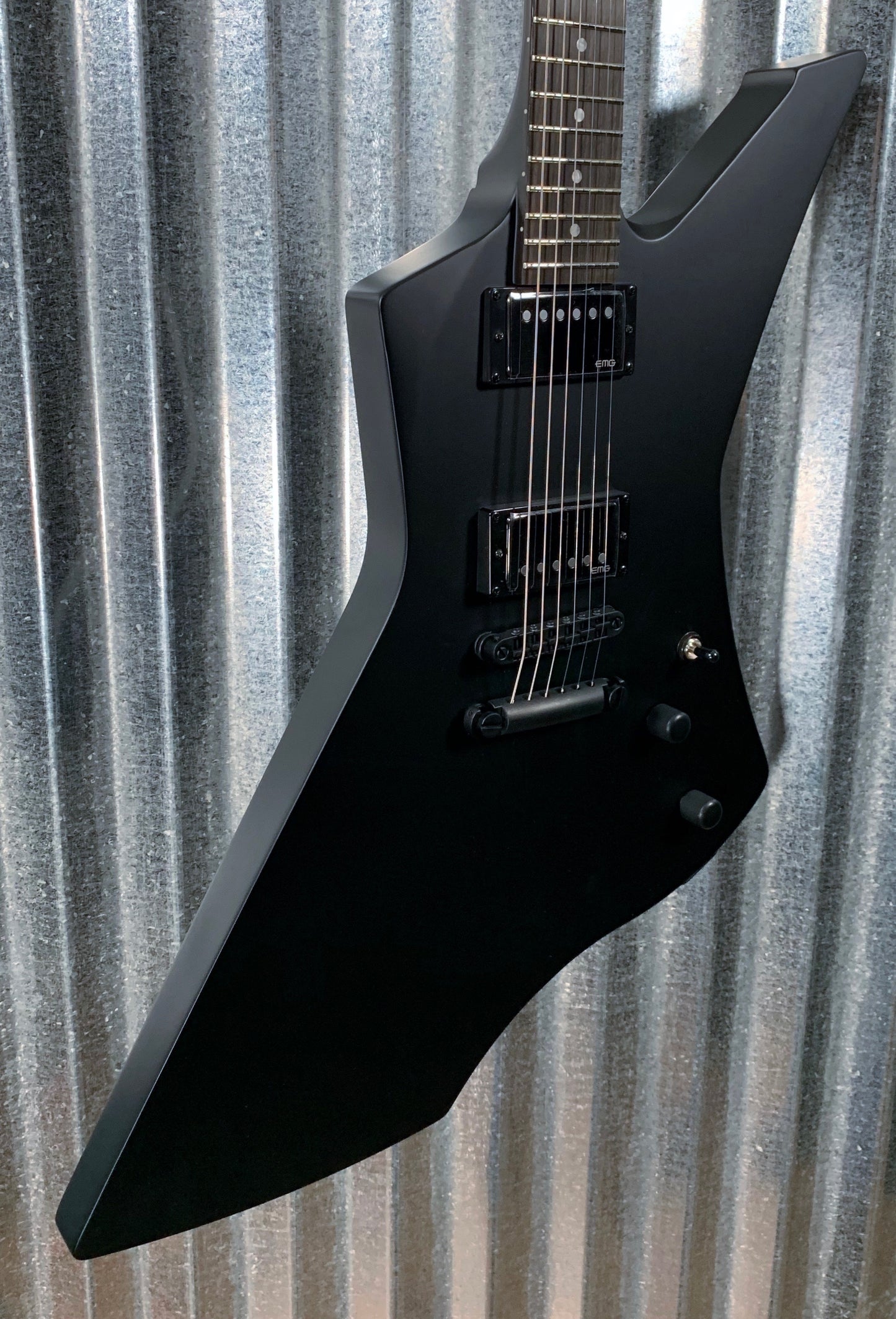 ESP LTD Snakebyte James Hetfield Black Satin Guitar & Case LSNAKEBYTEBLKS #0132