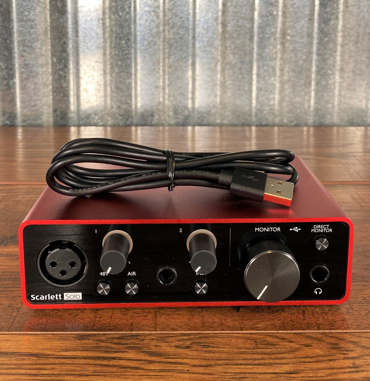 Focusrite Scarlett Solo 3rd Generation USB Recording Audio Interface Used