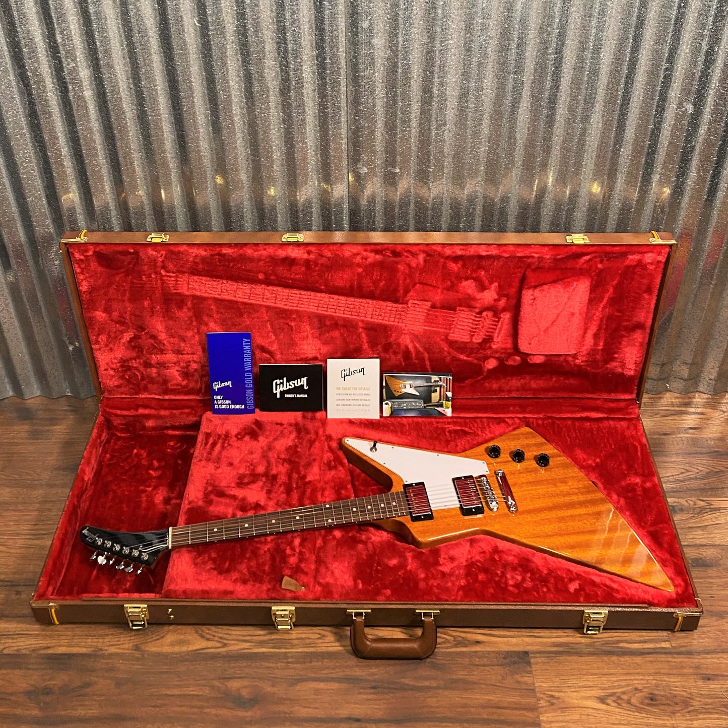 Gibson Explorer Antique Natural Guitar & Case 2020 #0215 Used