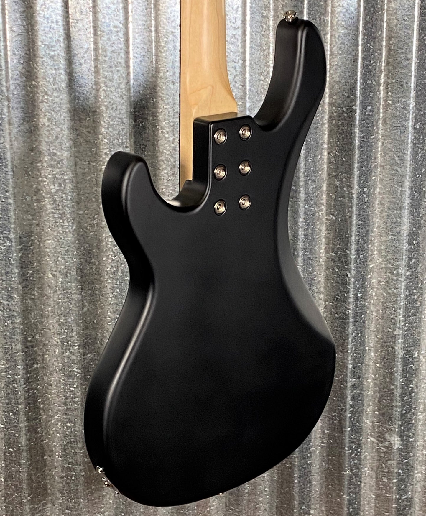 G&L USA Kiloton Jet Black Frost 4 String Bass & Bag #5180 Used