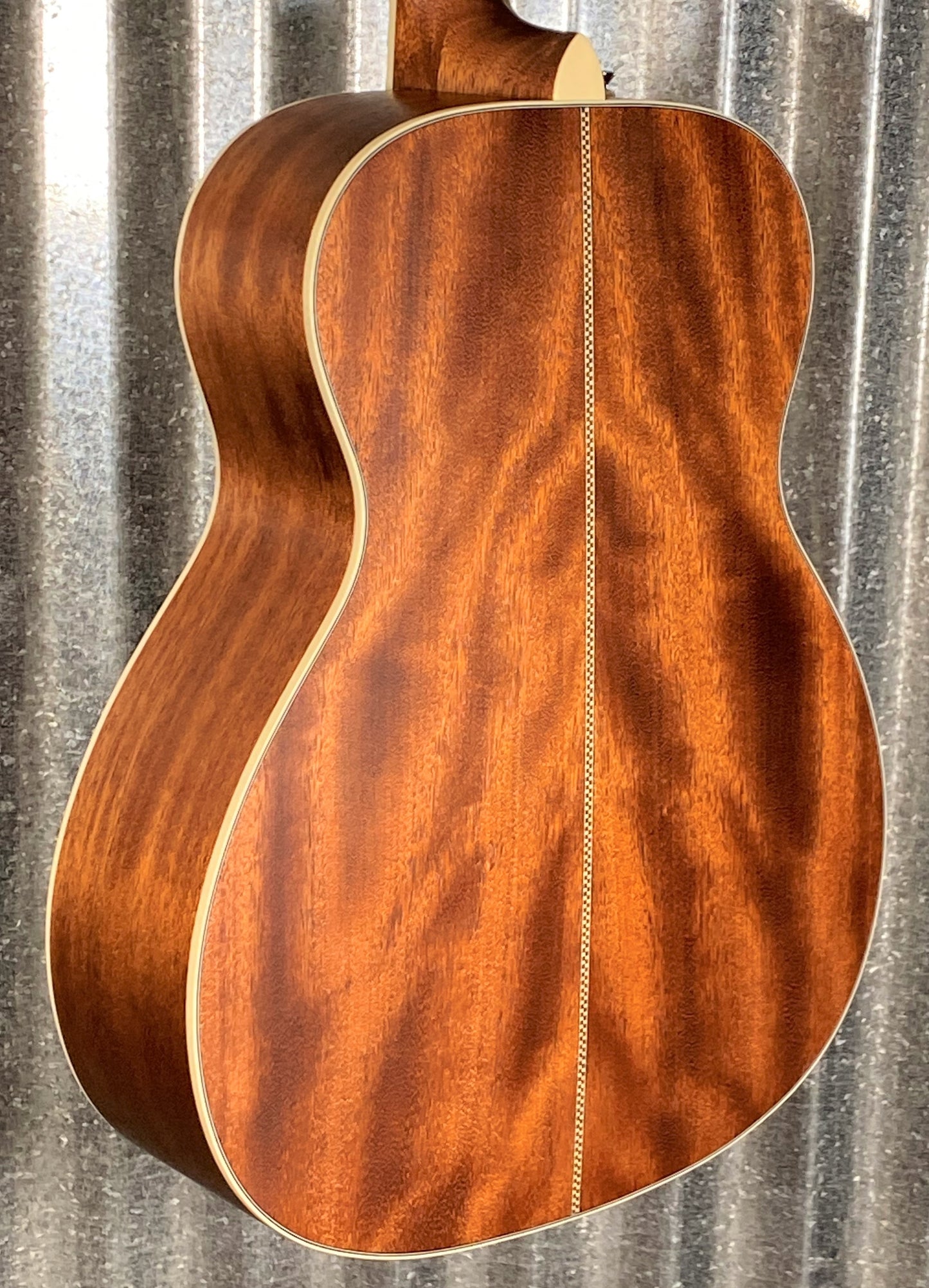 Fender Paramount PM-TE STD Standard AM Mahogany Travel Natural Acoustic Electric Guitar & Case #4272 Used
