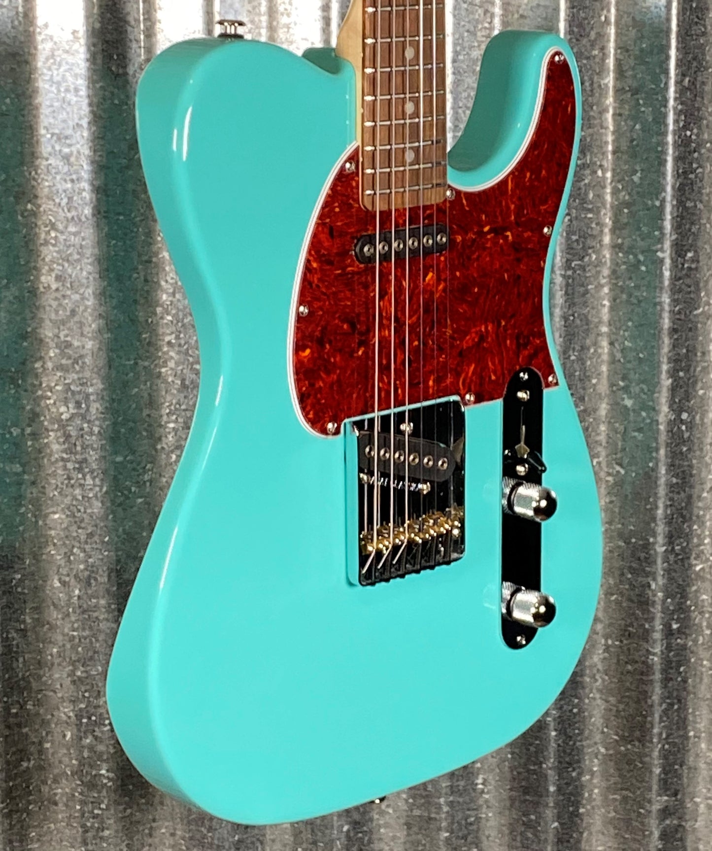 G&L USA 2023 Custom ASAT Classic Turquoise Guitar & Bag #1127 Used