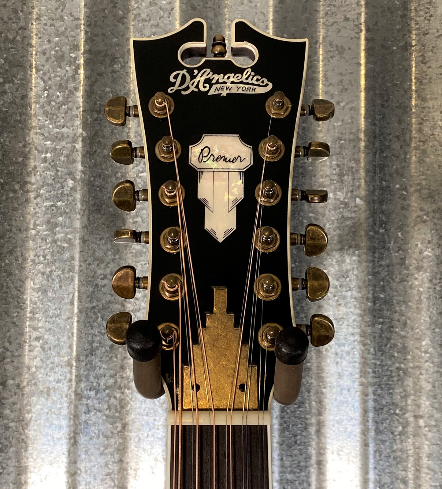 D'Angelico Premier Fulton Grand Auditorium 12 String CE Vintage Natural Acoustic Electric Guitar #5825