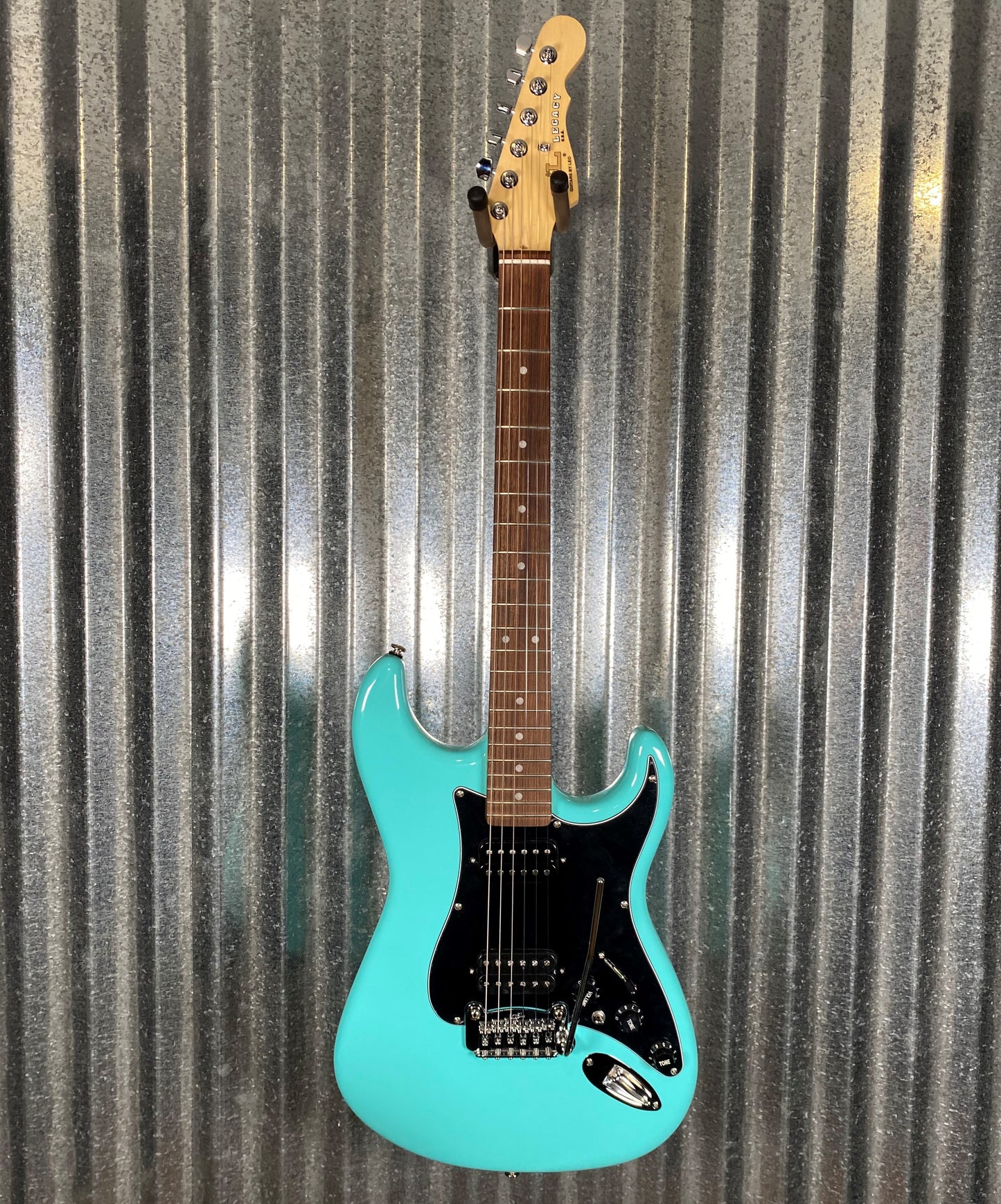 G&L USA 2023 Custom Legacy HH Turquoise Guitar & Bag #1171 Used