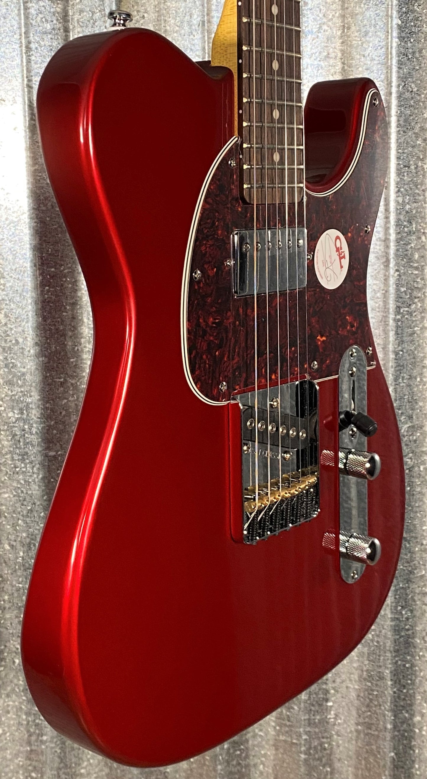 G&L Tribute ASAT Classic Bluesboy Candy Apple Red Guitar #9444
