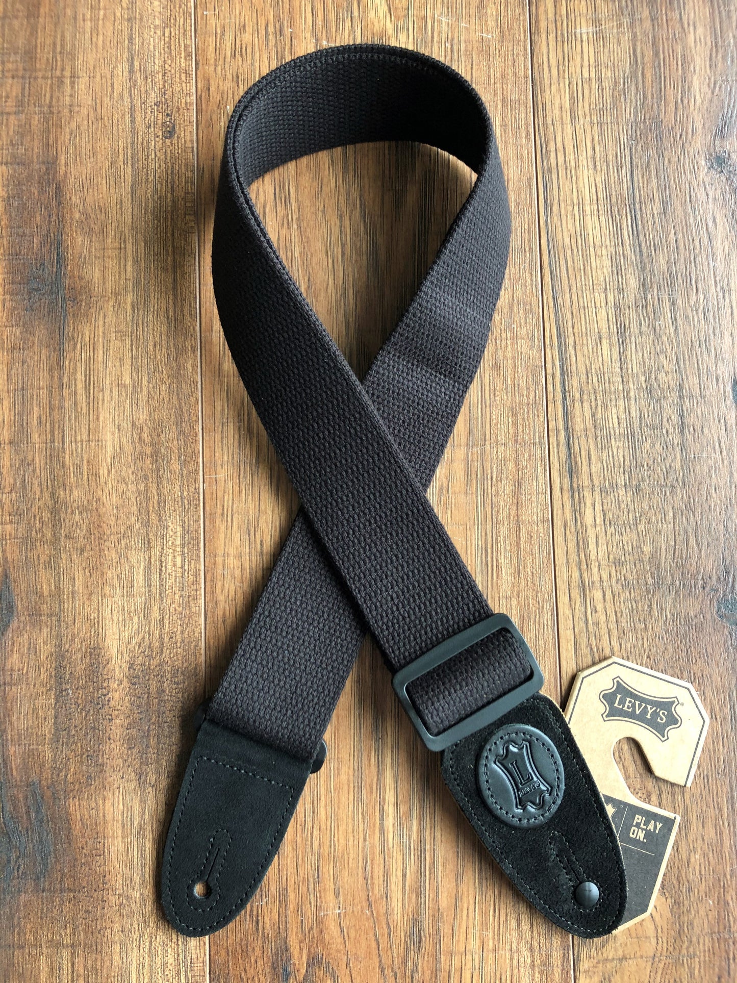 Levy's MSSBC8-BLK 2" Adjustable 2" Cotton Guitar & Bass Strap Black