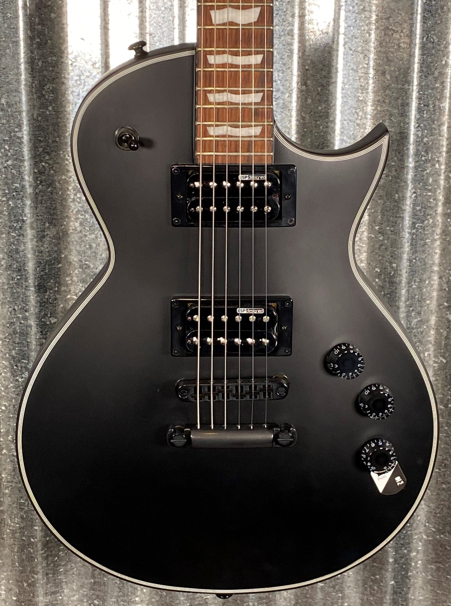 ESP LTD EC-256 Eclipse Black Satin Guitar & Bag LEC256BLKS #3541 Used