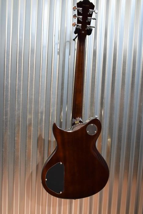Washburn WIDLXSPLTD Spalted Maple Idol LE Guitar Tobacco Sunburst & Bag #0203