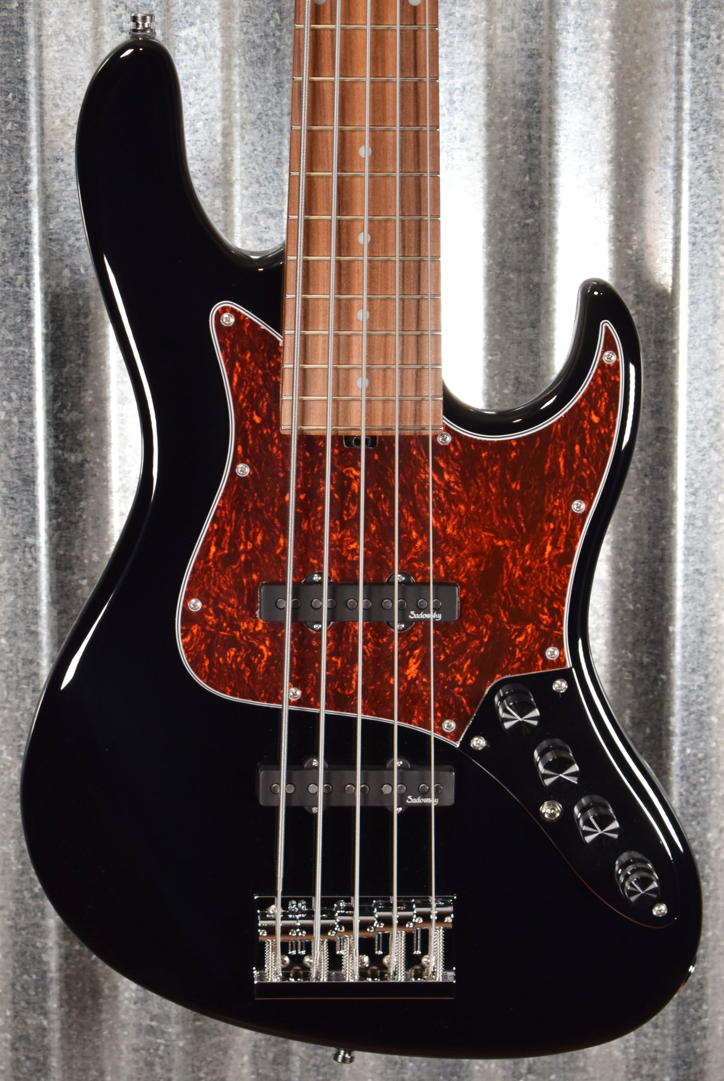 Sadowsky Metroline Will Lee Signature 5 String 22 Fret Jazz Bass Black & Bag #2620