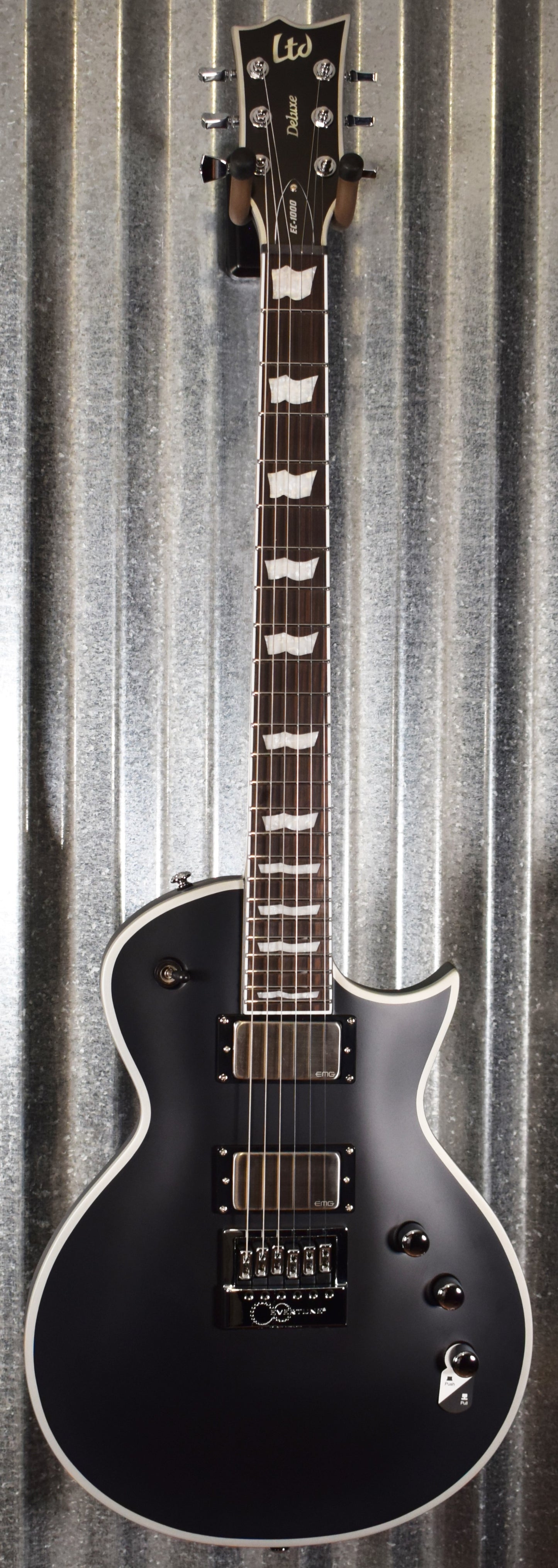 ESP LTD EC-1000 Evertune BB Black Satin Guitar LEC1000ETBBBLKS #1878 Used