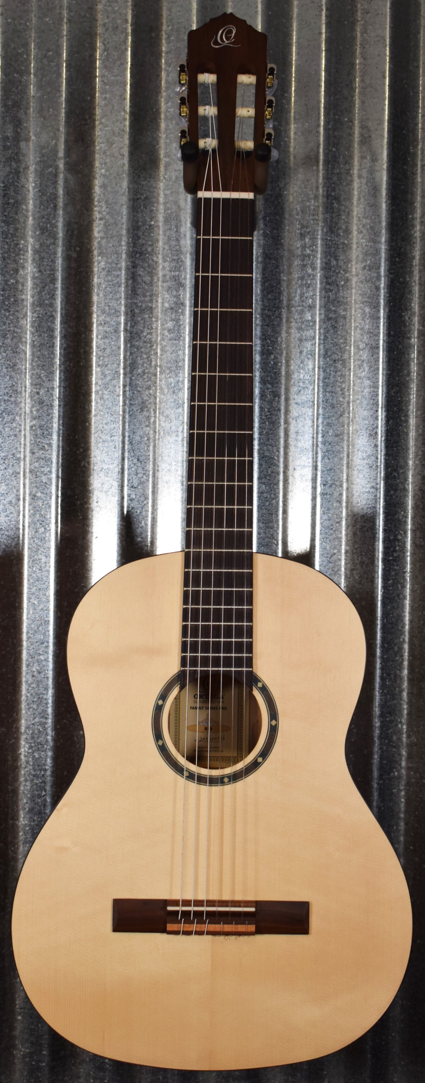 Ortega R55 Solid Top Nylon String Acoustic Guitar Natural #0136