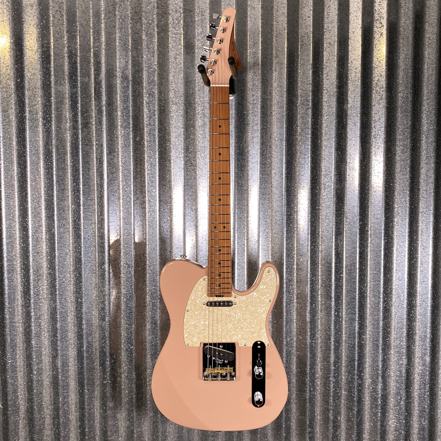 Musi Virgo Classic Telecaster Shell Pink Guitar #0173 Used