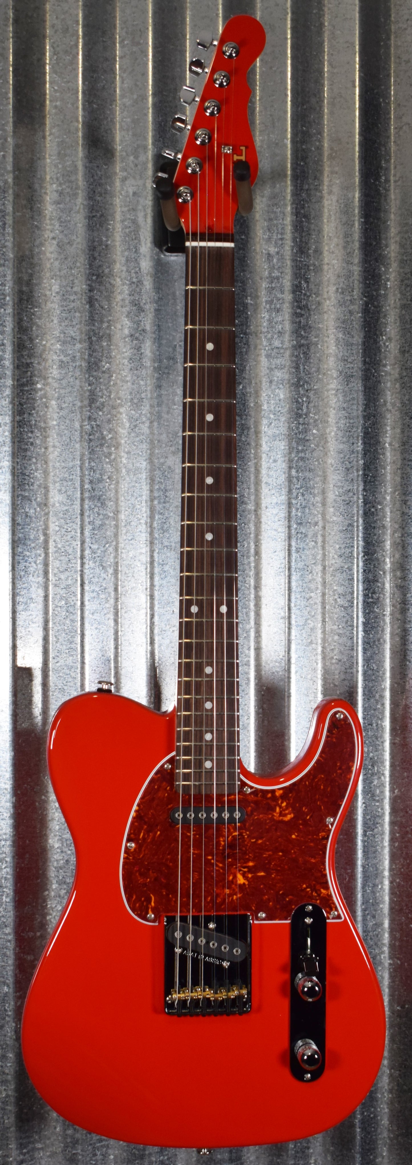 G&L USA ASAT Classic Rally Red Rosewood Satin Neck Guitar & Case #5217