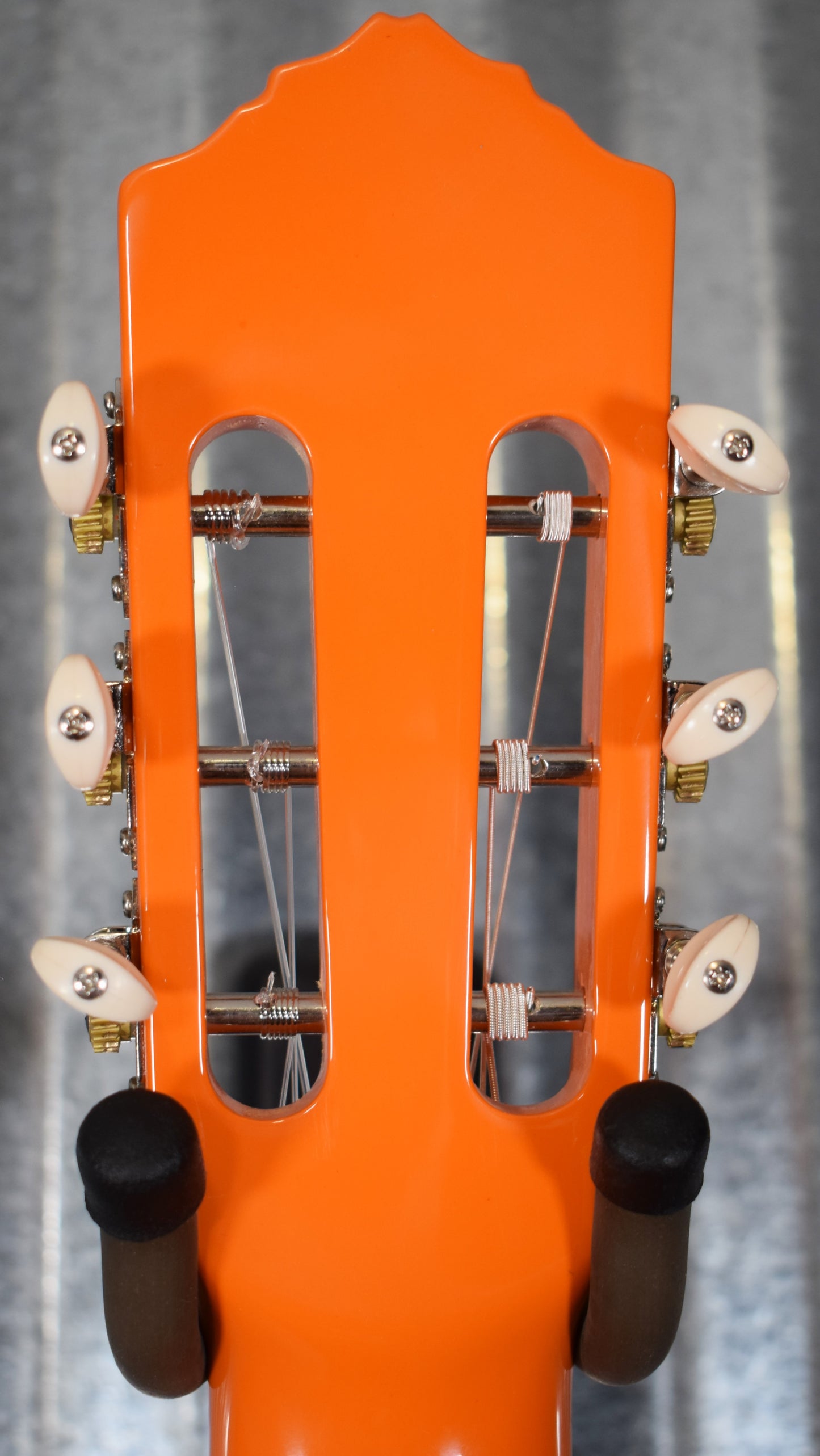 Ortega RGA-ORG Gaucho Acoustic Nylon String Parlor Orange Guitar & Bag #0039