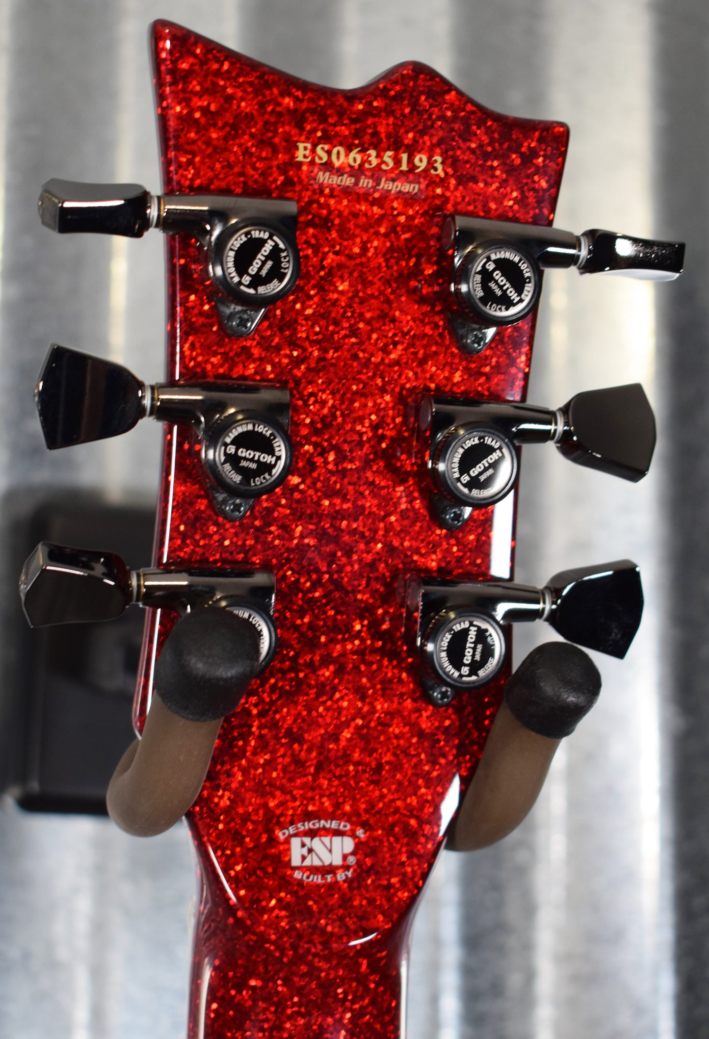 ESP E-II Eclipse DB Red Sparkle EMG Guitar & Case EIIECDBRSP Japan #ES0635193