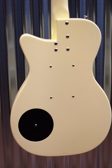Danelectro 56 Vintage Baritone Semi Hollow Electric Guitar White #7716