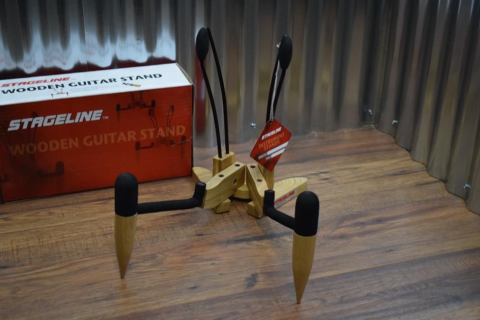 Stageline GS550A Compact Wooden Acoustic Guitar Stand*