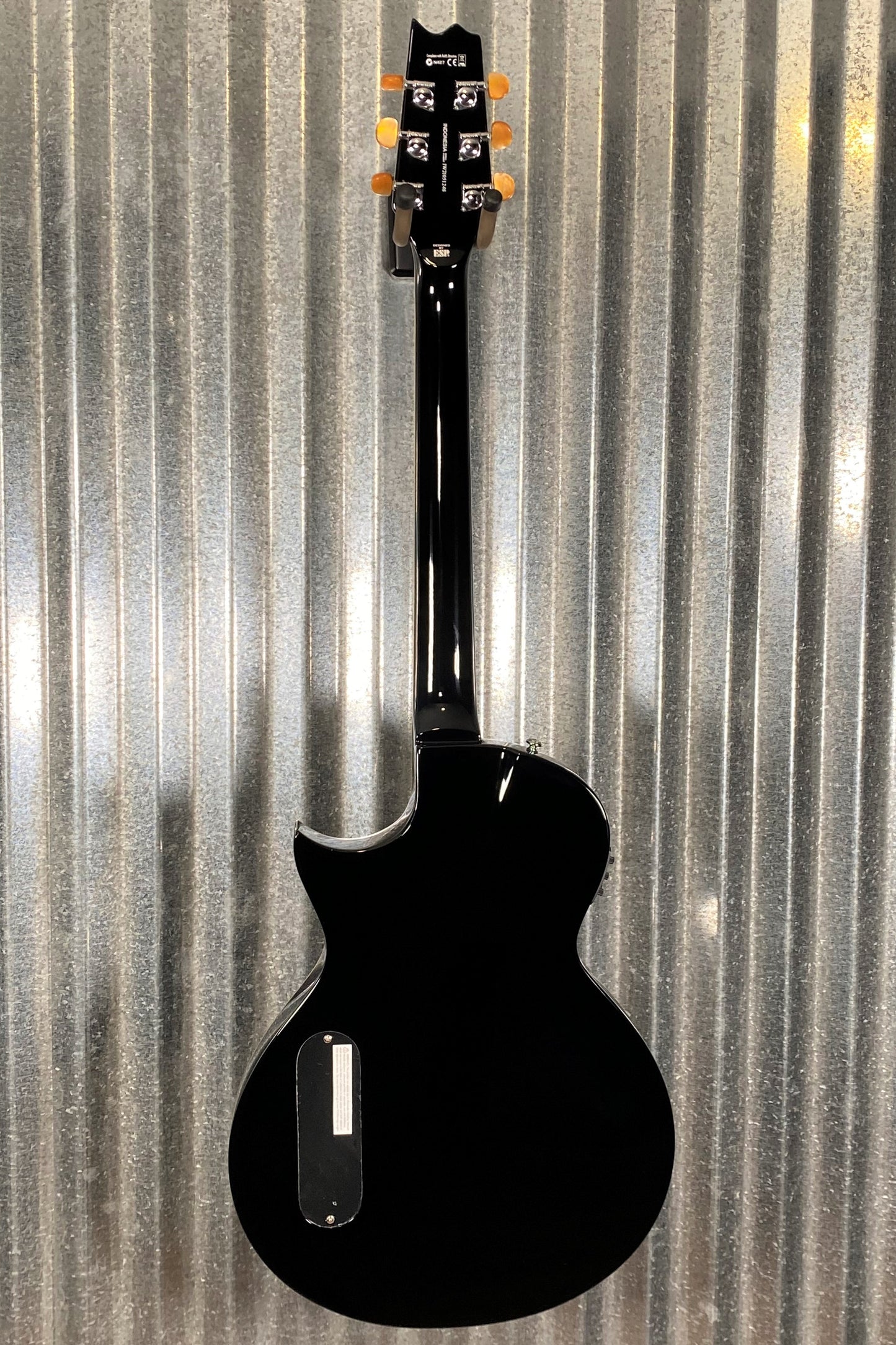 ESP LTD Thinline TL-6 Acoustic Electric Black Guitar LTL6BLK #1248 Used