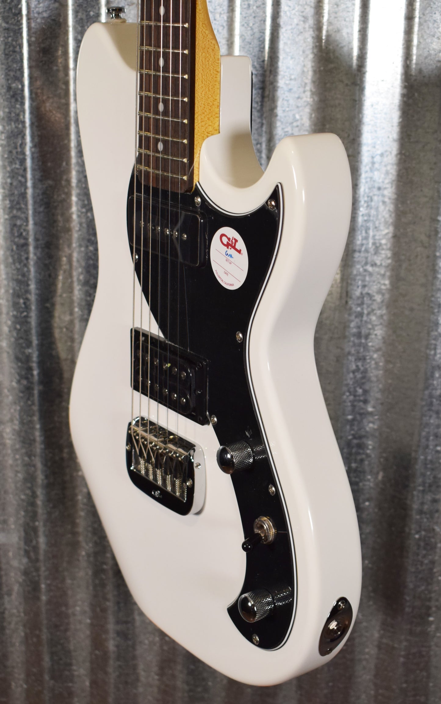G&L Tribute Fallout Gloss White Gloss Neck Guitar #4456 Used