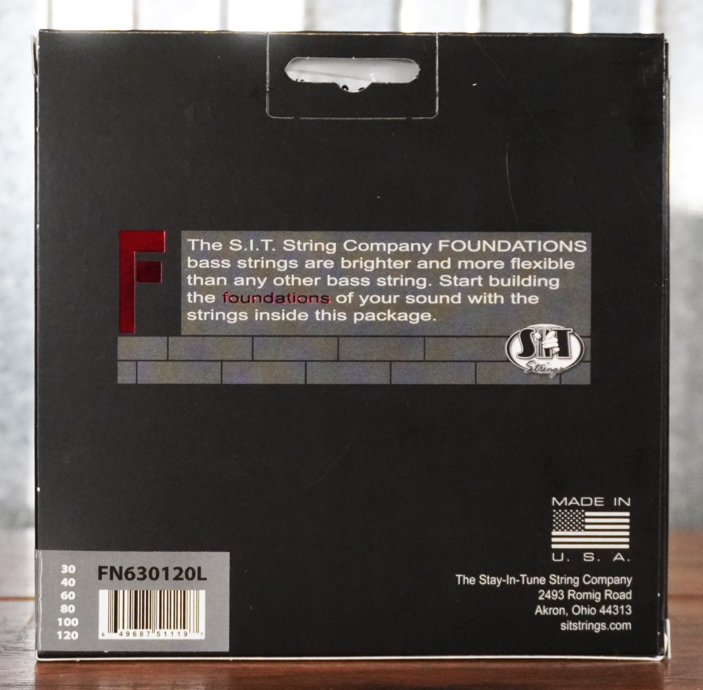 SIT Strings Foundations 6 String Custom Light Nickel Bass Set FN630120L