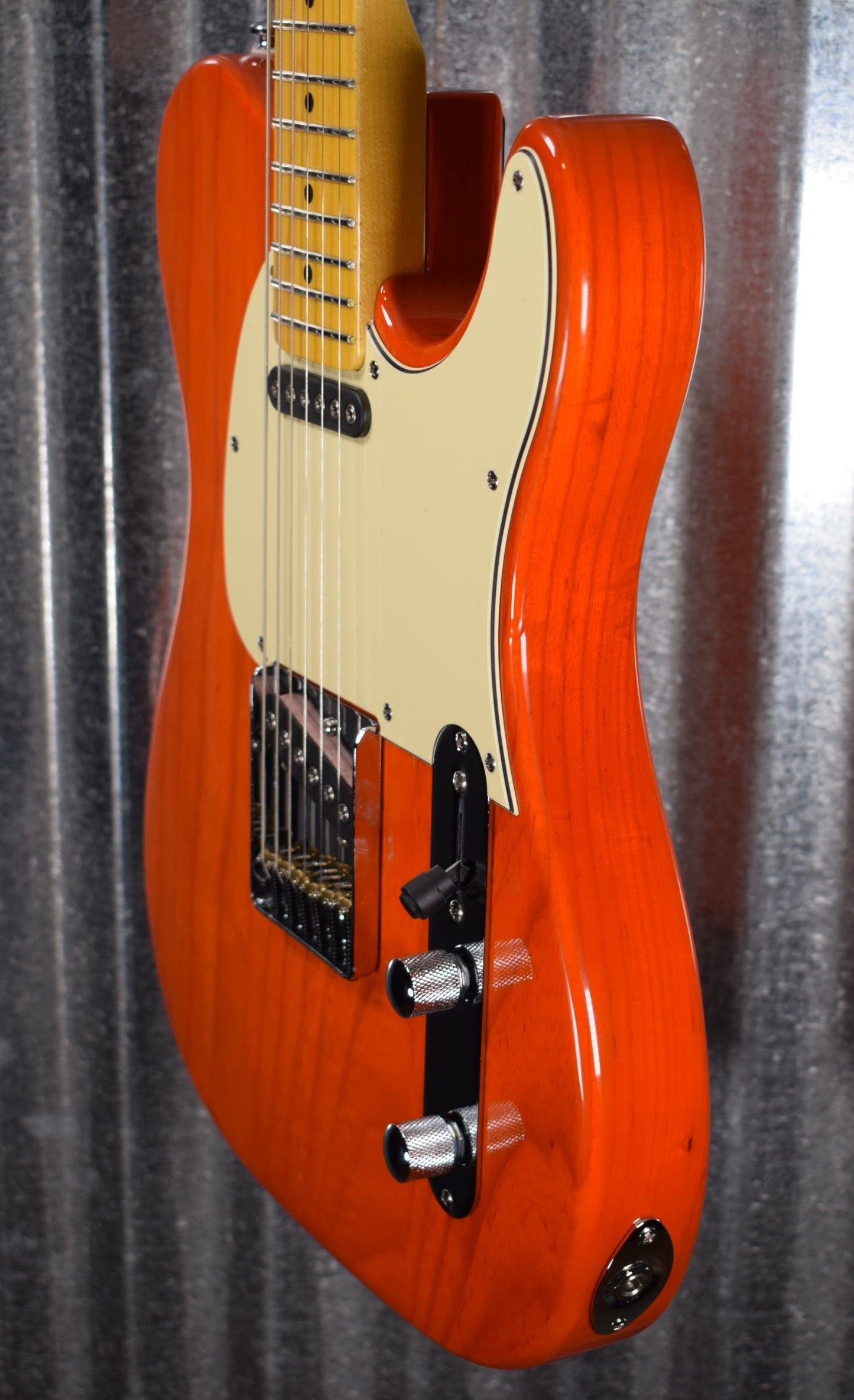 G&L Tribute ASAT Classic Clear Orange Guitar #0584 Demo