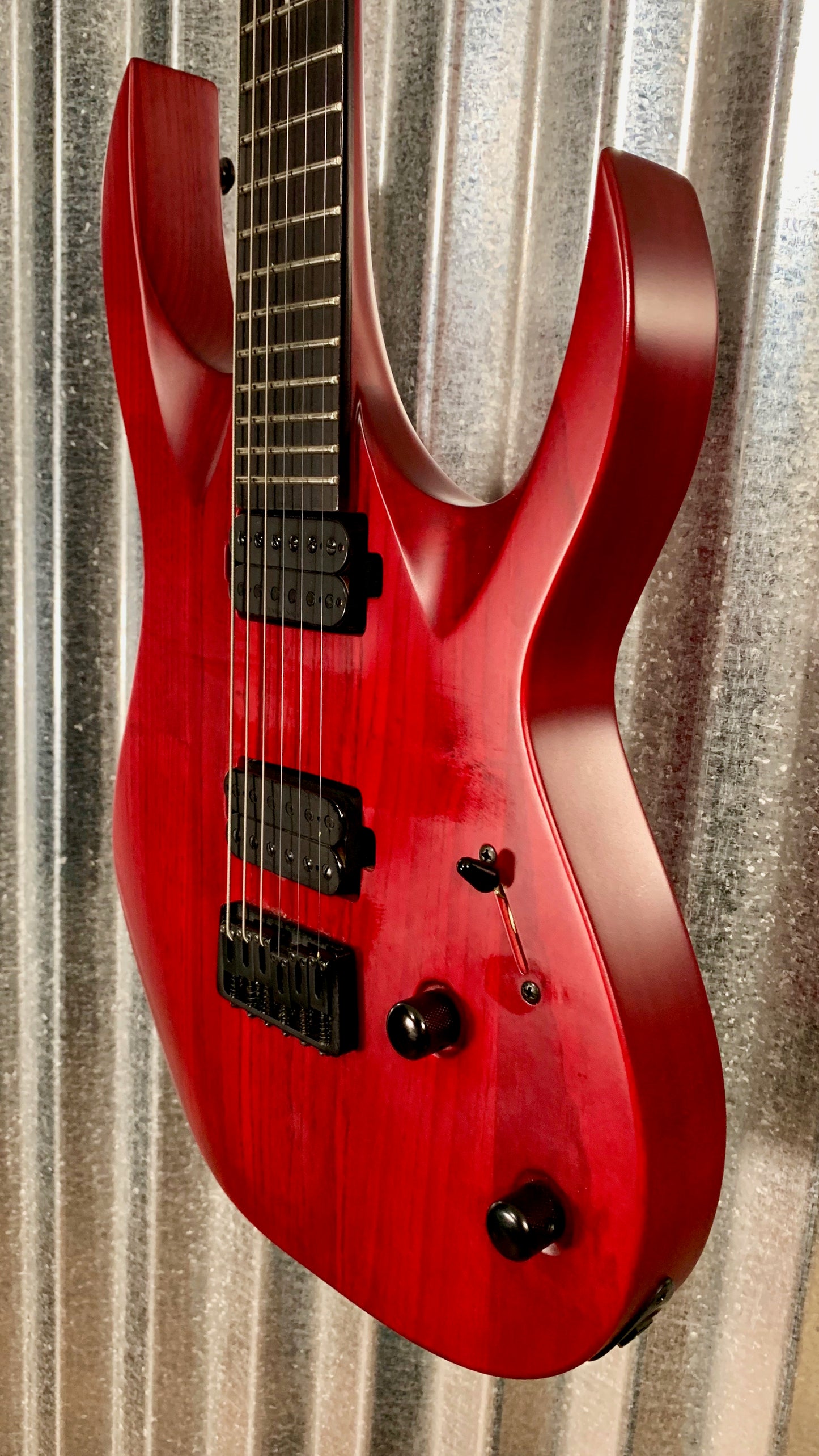 Solar Guitars A2.6 Trans Blood Red Matte Guitar A2.6TRB #0584 Used