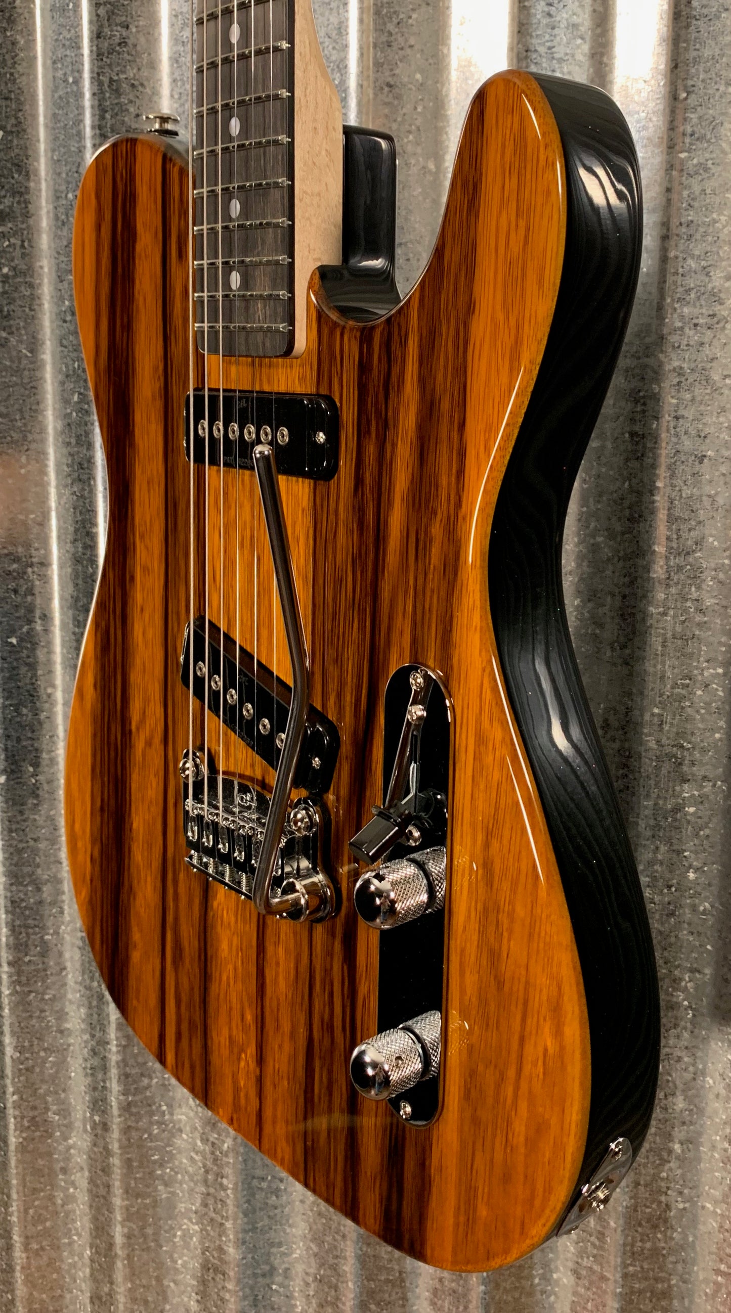 G&L Guitars USA Custom Shop ASAT Special Honeyburst Galaxy Black Back Guitar & Case 2019 #5017