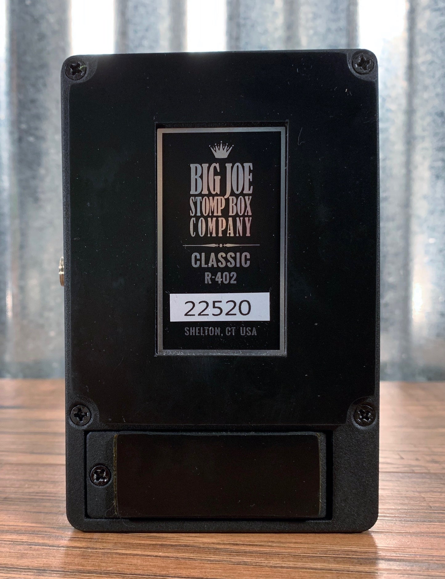 Big Joe Stomp Box Analog Classic R-402 Raw Series Overdrive Guitar Effects Pedal