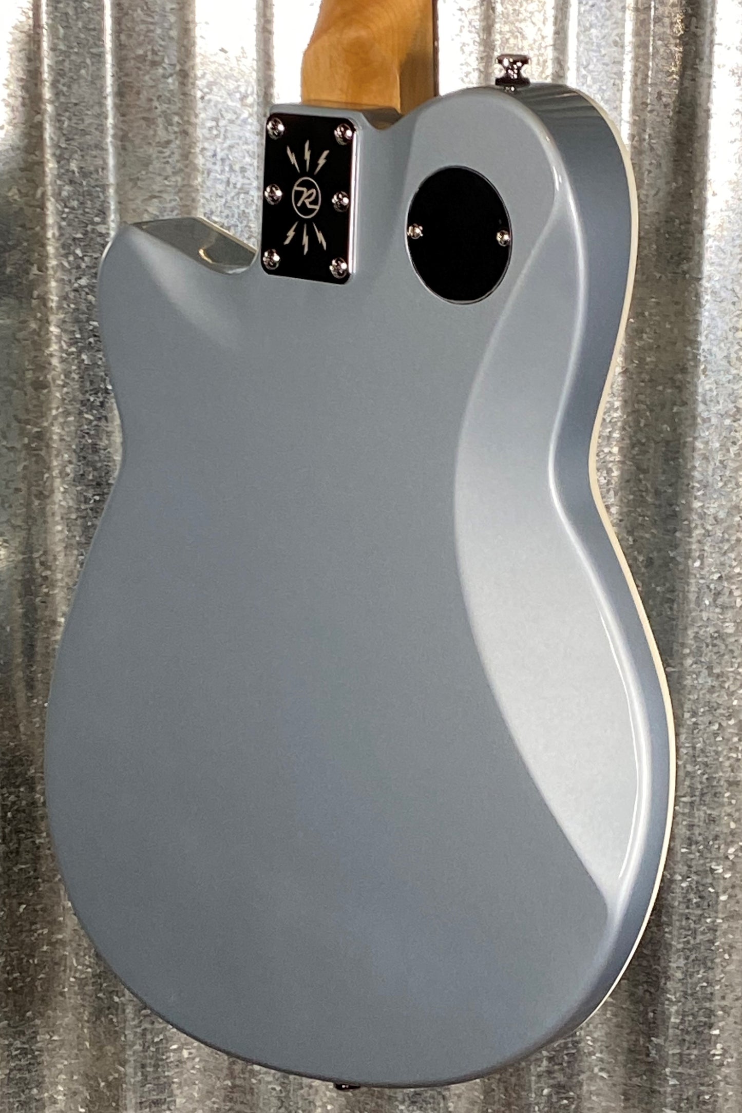 Reverend Double Agent OG Metallic Silver Freeze Guitar #1645 B Stock