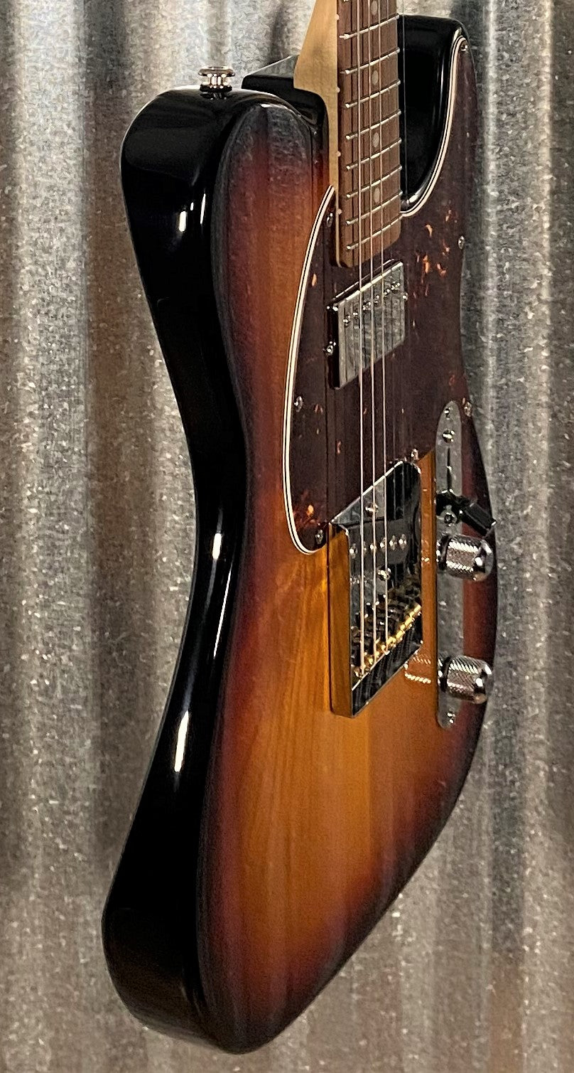 G&L USA Fullerton Deluxe ASAT Classic Bluesboy 3-Tone Sunburst Guitar & Bag #0202