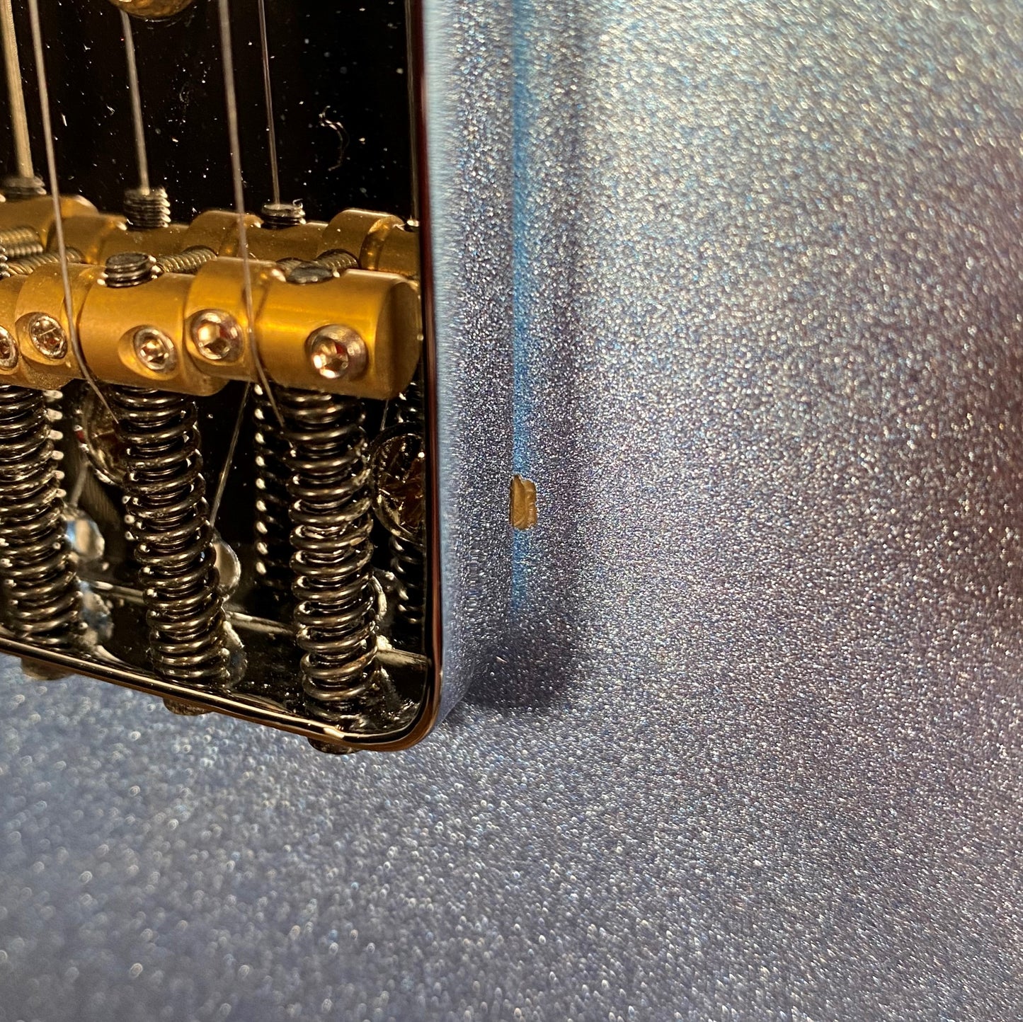 G&L Tribute ASAT Classic Bluesboy Lake Placid Blue Semi Hollow Guitar Blem #2127