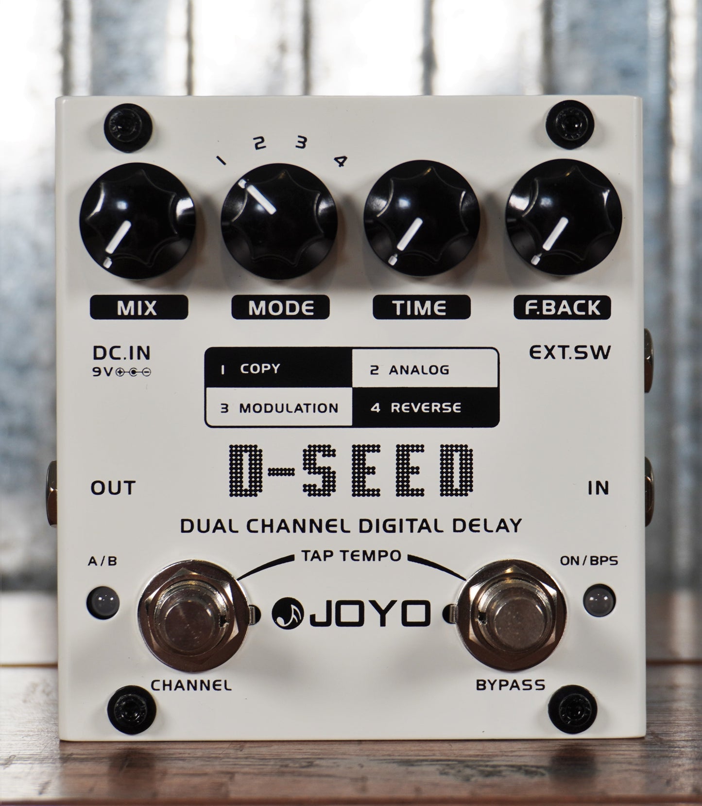 JOYO D-SEED Dual Channel Digital Delay Guitar Effect Pedal