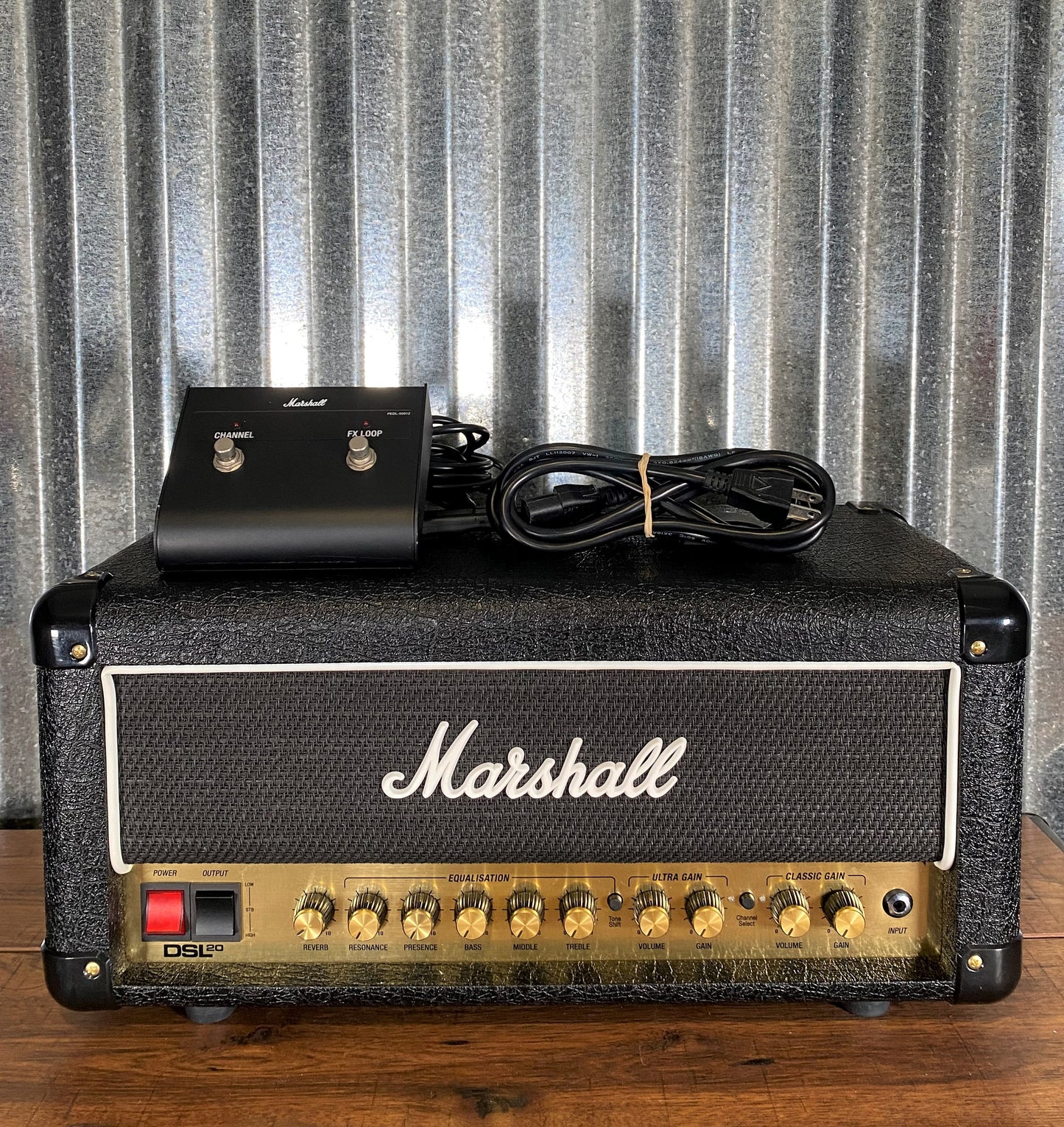 Marshall DSL20 20 Watt All Tube Two Channel Guitar Amplifier Head Used