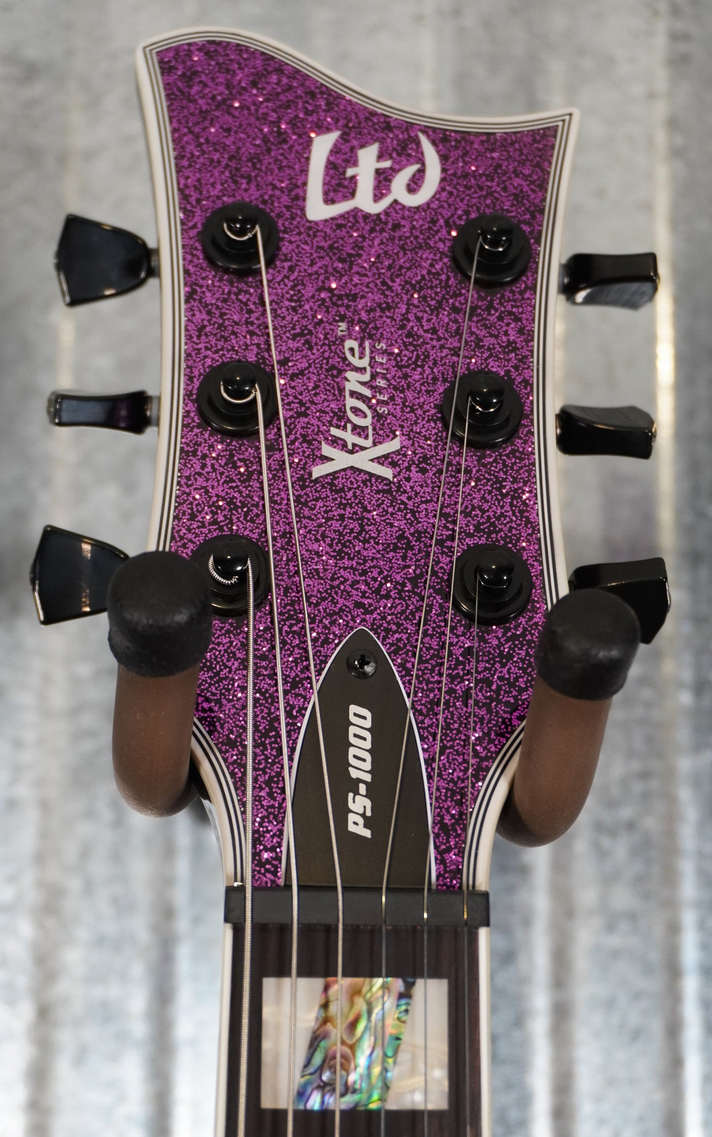 ESP LTD PS-1000 Purple Sparkle Semi Hollow Guitar & Bag XPS1000PSP #1646