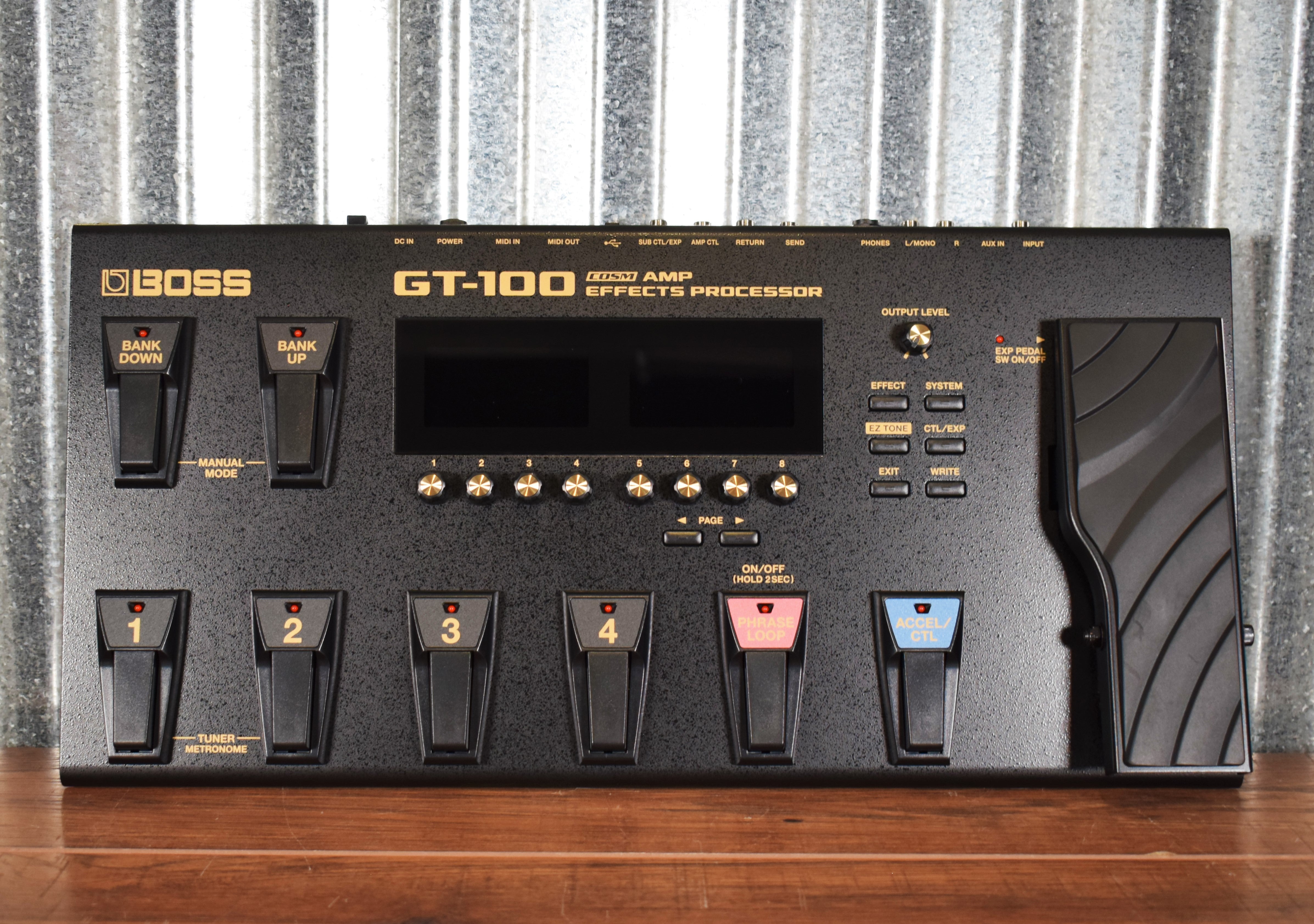 Boss GT-100 Multi Effect Guitar Processor Effect Pedal – Specialty