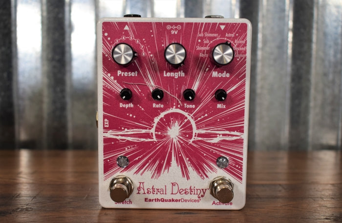 Earthquaker Devices EQD Astral Destiny Octave Reverb Guitar Bass Effect Pedal Demo