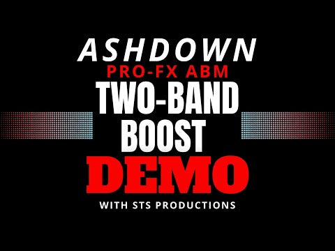 Ashdown PFX-TBOOST AGM Pro FX Compact Two Band Boost Guitar Effect Pedal