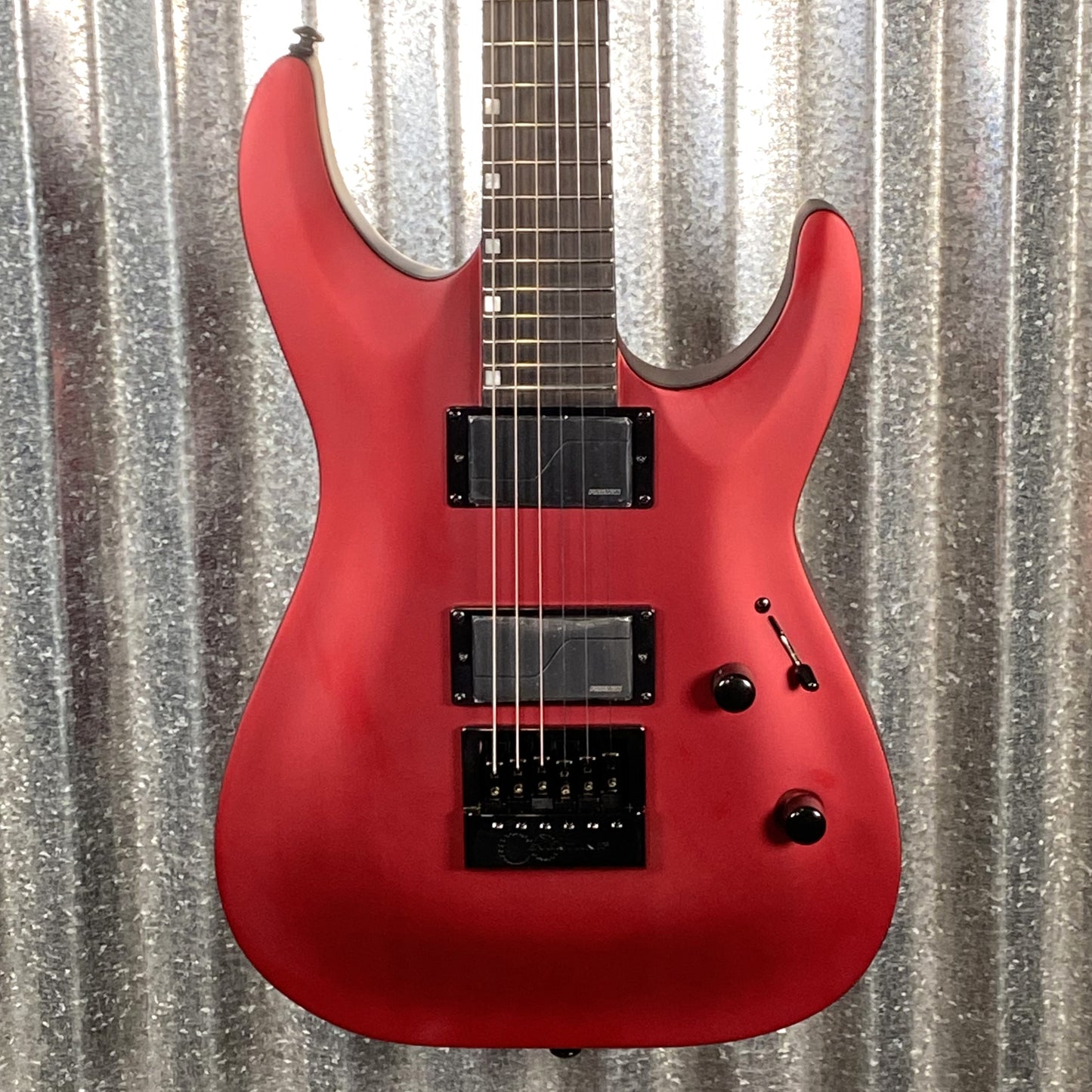 ESP LTD MH-1000 Evertune Candy Apple Red Satin Guitar LMH1000ETCARS #1340 Used