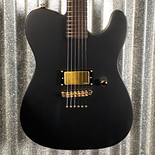 ESP LTD AA-1 Alan Ashby Neck Through T Body Black Satin Guitar & Case #0744 Used