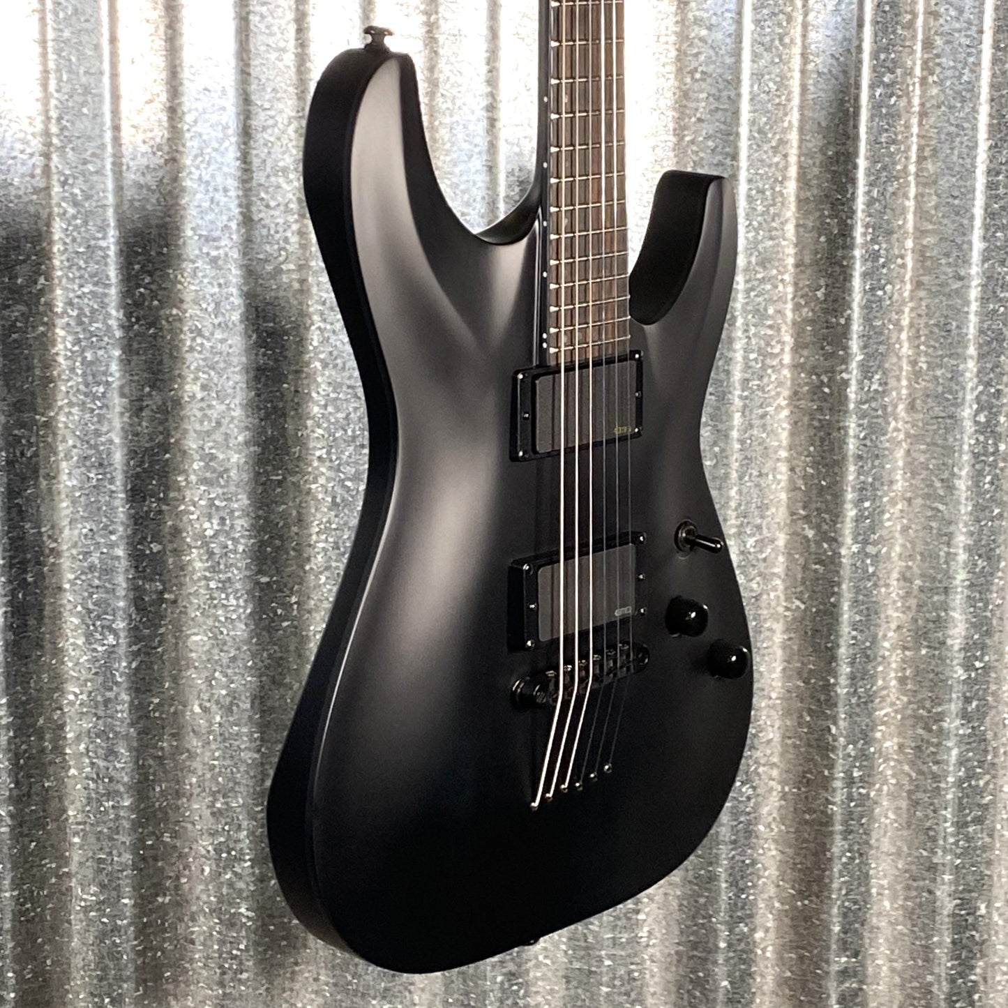 Schecter C-1 Platinum Blackout EMG Guitar #0153 Used
