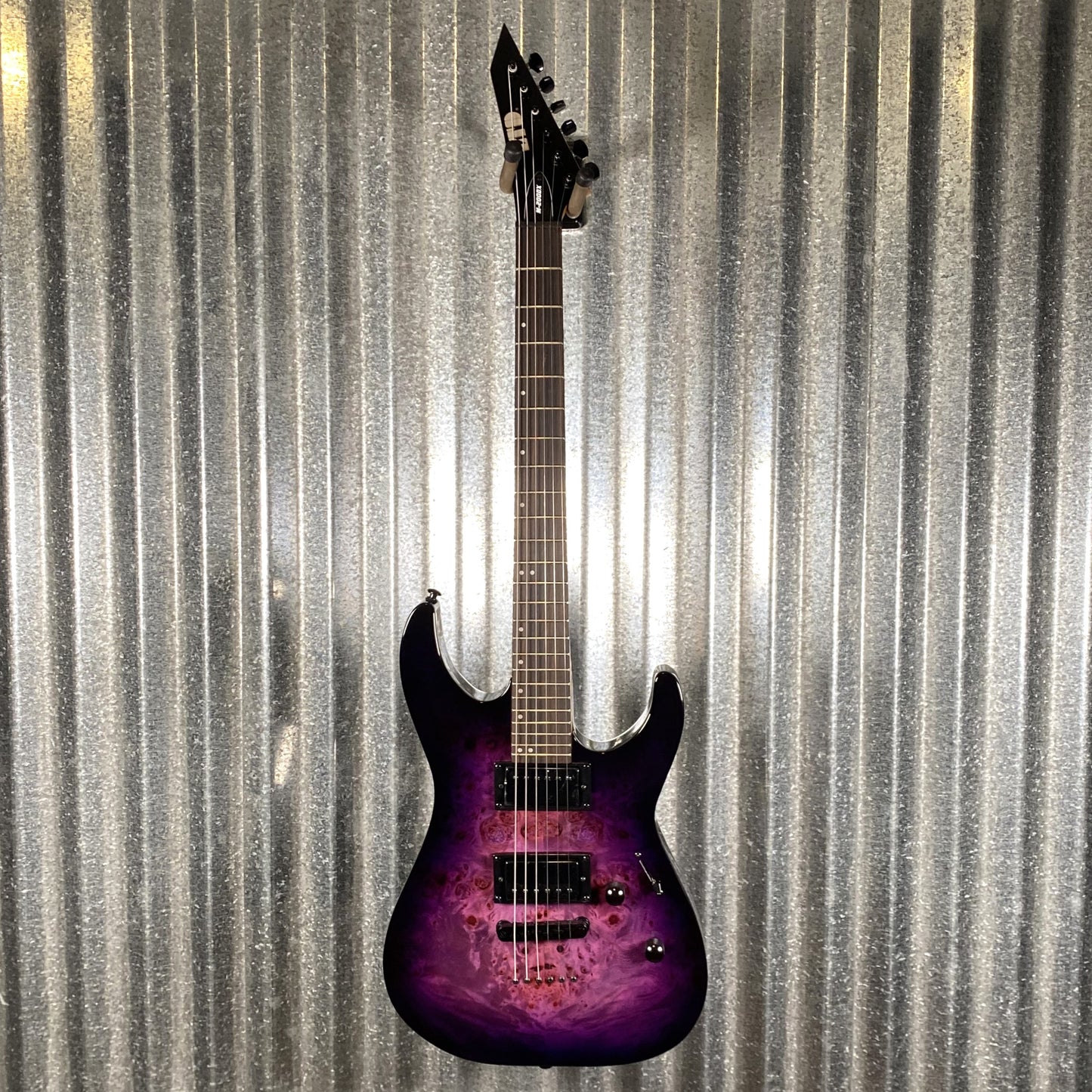 ESP LTD M-200DX Transparent Purple Burst Electric Guitar LM200DXNTPRB #0700