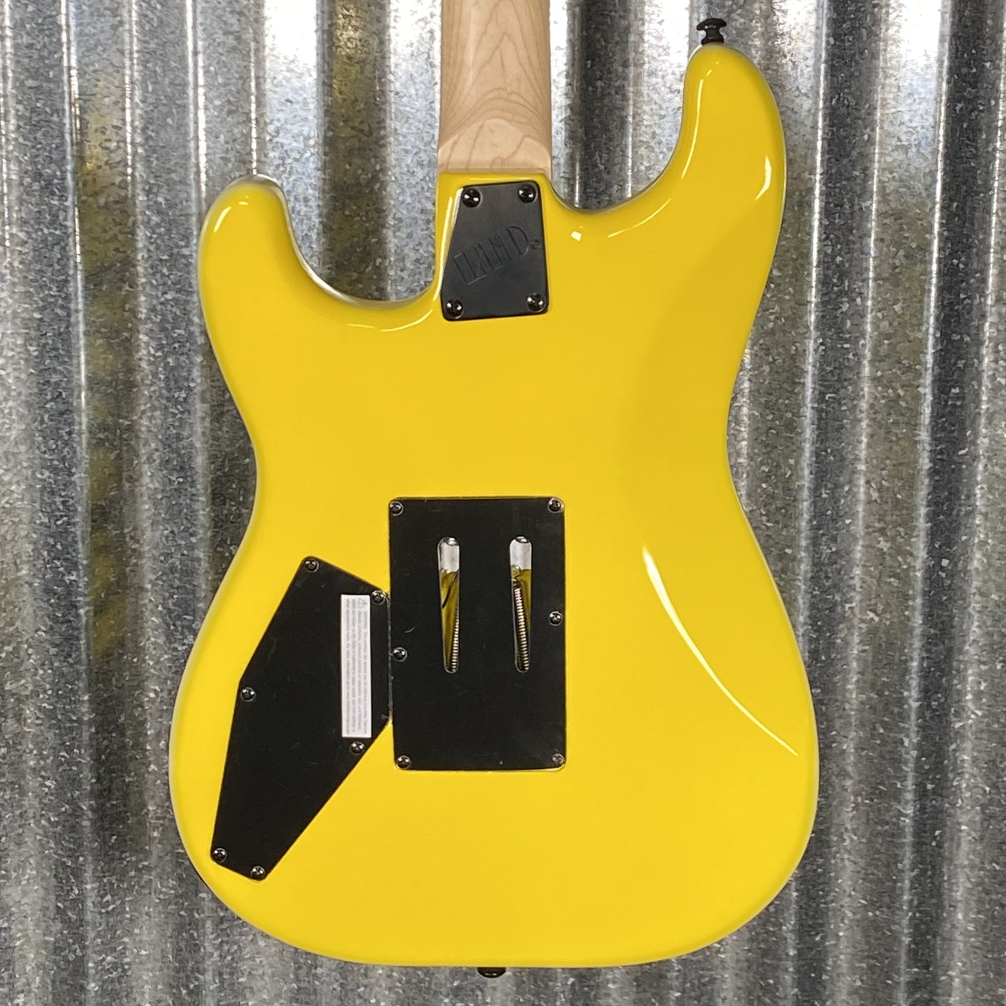 ESP LTD GL-200MT George Lynch Yellow Tiger Stripe Graphic Guitar GL200MT #0378 Used