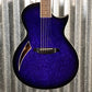 ESP LTD TL-6 Thinline Purple Sparkle Burst Acoustic Electric Guitar LTL6PSPB #0224 Used