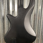 Schecter Stiletto Stealth-4 4 String Bass Satin Black #0253