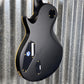 ESP LTD EC-1000 Eclipse EMG Vintage Black Guitar & Bag LEC1000VB #1452 Used