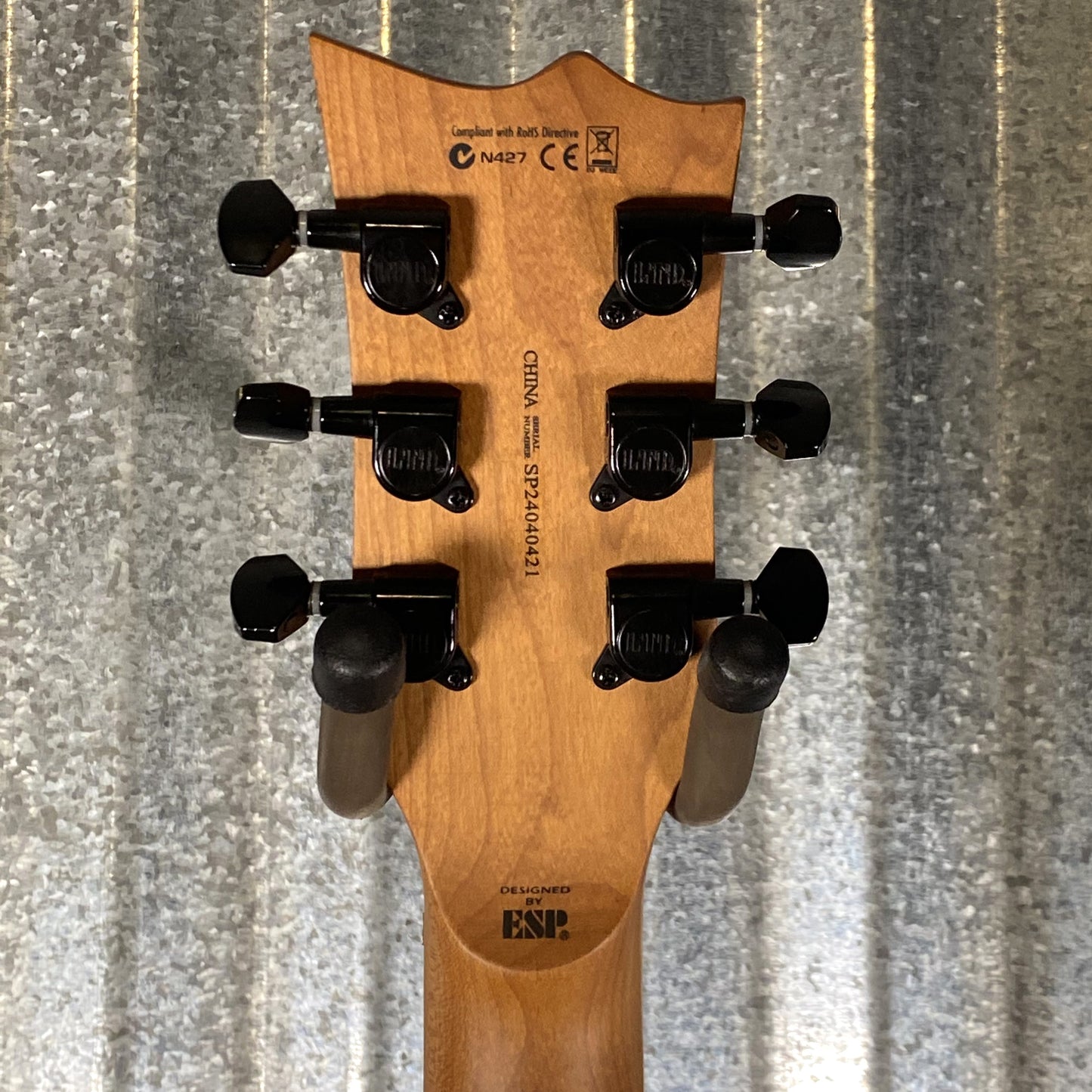 ESP LTD EC-200DX Charcoal Burst Electric Guitar LEC200DXBLB #0421